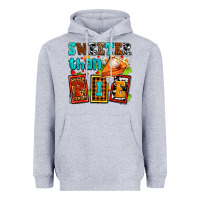 Heather Grey sweeter than pie with pumpkin pie Heavyweight Hoodie - AdoDesignShop