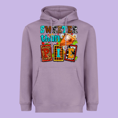 Sweeter Than Pie With Pumpkin Pie Heavyweight Hoodie Designed By Adodesignshop