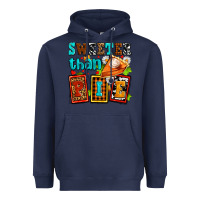 Navy sweeter than pie with pumpkin pie Heavyweight Hoodie - AdoDesignShop