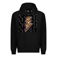 Black nurse lightning bolt Premium Hoodie - MaliasSmallBusiness