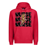 Cardinal nurse lightning bolt Premium Hoodie - MaliasSmallBusiness