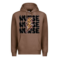 Chestnut nurse lightning bolt Premium Hoodie - MaliasSmallBusiness