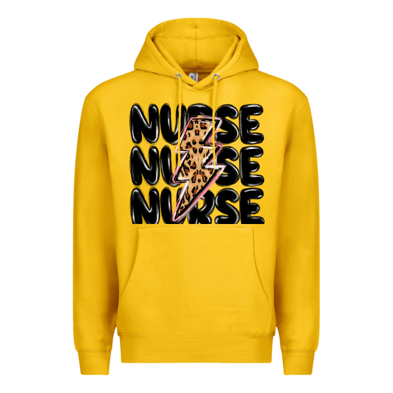 Nurse Lightning Bolt Premium Hoodie by MaliasSmallBusiness | Teevron