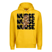 Lemon nurse lightning bolt Premium Hoodie - MaliasSmallBusiness