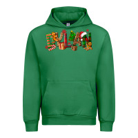 Emerald Personalized Christmas Themed Urban Hoodie - NancyCooperArtShop