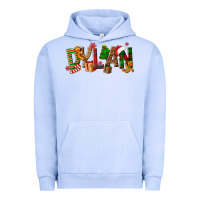 Pigment Grape Ice Personalized Christmas Themed Urban Hoodie - NancyCooperArtShop