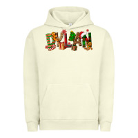 Pigment Pistachio Personalized Christmas Themed Urban Hoodie - NancyCooperArtShop