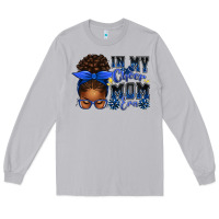 Moon Dust in my cheer mom era afro messy bun Long Sleeve Tee - texasbilliewilder