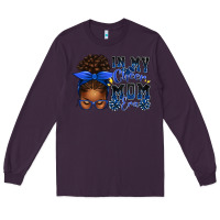 Plum in my cheer mom era afro messy bun Long Sleeve Tee - texasbilliewilder