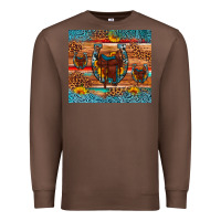 Chestnut saddle horseshoe leopard sunflower Premium Sweatshirt - Artiststas