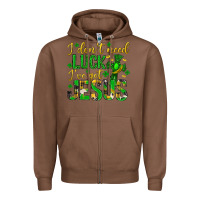 Chestnut i dont need luck ive got jesus st. patricks day Zipper Hoodie - Neo Western