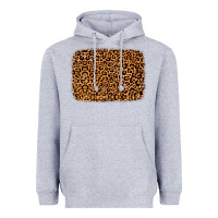Heather Grey leopard glitter background Heavyweight Hoodie - JahusDesignShop