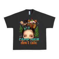 Pigment Black messy bun camp hair dont care Urban Heavy Tee - texasbilliewilder