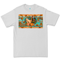 Dove Grey Fall coop animals pumpkin Premium Tee - Artiststas