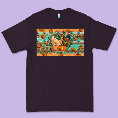 Fall Coop Animals Pumpkin Premium Tee Designed By Artiststas