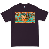 Plum Fall coop animals pumpkin Premium Tee - Artiststas