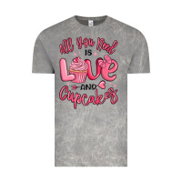 Cloud Rock all you need is love and cupcakes valentines day Vintage Tee - MaliasSmallBusiness