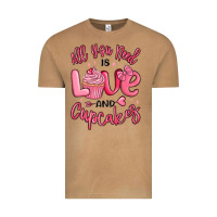 Vintage Camel all you need is love and cupcakes valentines day Vintage Tee - MaliasSmallBusiness