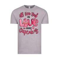 Vintage Zinc all you need is love and cupcakes valentines day Vintage Tee - MaliasSmallBusiness