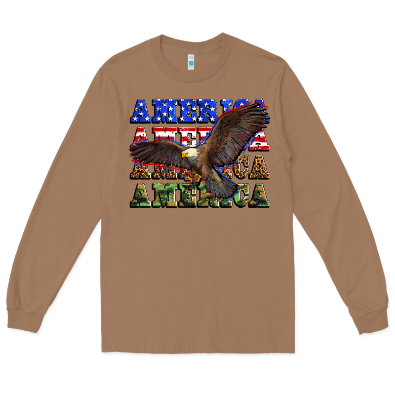 America America America America Long Sleeve Tee by Zillion Design Studio | Teevron