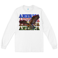 White america america america america Long Sleeve Tee - Zillion Design Studio