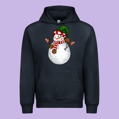 Snowman Urban Hoodie Designed By Nancycooperartshop