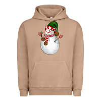 Pigment Burro Snowman Urban Hoodie - NancyCooperArtShop