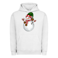 Pigment Lunar Rock Snowman Urban Hoodie - NancyCooperArtShop