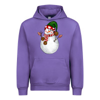 Tulip Snowman Urban Hoodie - NancyCooperArtShop