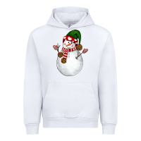 White Snowman Urban Hoodie - NancyCooperArtShop
