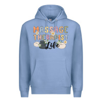 Colony Blue massage therapist life Premium Hoodie - MaliasSmallBusiness