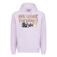 Lilac massage therapist life Premium Hoodie - MaliasSmallBusiness