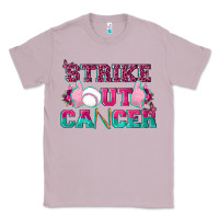 Lilac Strike Out Cancer Baseball Classic Tee - texasbilliewilder