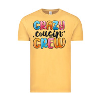 Vintage Mustard crazy cousin crew Vintage Tee - MaliasSmallBusiness
