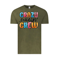 Vintage Olive crazy cousin crew Vintage Tee - MaliasSmallBusiness