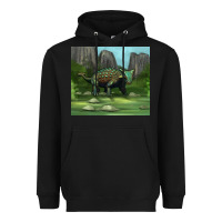 Black ankylosaurus tumbler Heavyweight Hoodie - Artiststas