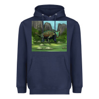 Navy ankylosaurus tumbler Heavyweight Hoodie - Artiststas