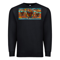 Black saddle horseshoe  sunflower leopard license plate Premium Sweatshirt - Artiststas