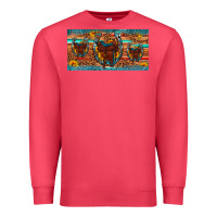 Cardinal saddle horseshoe  sunflower leopard license plate Premium Sweatshirt - Artiststas