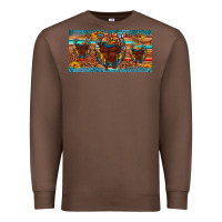 Chestnut saddle horseshoe  sunflower leopard license plate Premium Sweatshirt - Artiststas
