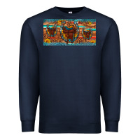 Navy saddle horseshoe  sunflower leopard license plate Premium Sweatshirt - Artiststas