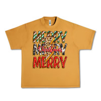 Peanut Butter merry christmas lightning bolt Urban Heavy Tee - Zillion Design Studio