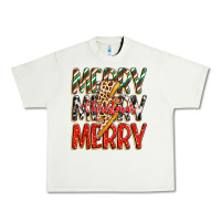 Pistachio merry christmas lightning bolt Urban Heavy Tee - Zillion Design Studio