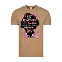 Vintage Coffee i love the woman ive become Vintage Tee - MaliasSmallBusiness