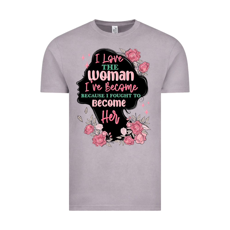 I Love The Woman Ive Become Vintage Tee by MaliasSmallBusiness | Teevron