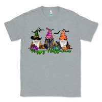 Heather Grey happy halloween gnome pumpkin Classic Tee - RanaPortraitStore