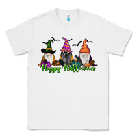 White happy halloween gnome pumpkin Classic Tee - RanaPortraitStore