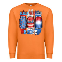 Carrot red white and boozy Premium Sweatshirt - JahusDesignShop
