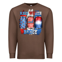 Chestnut red white and boozy Premium Sweatshirt - JahusDesignShop