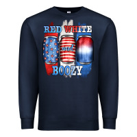 Navy red white and boozy Premium Sweatshirt - JahusDesignShop